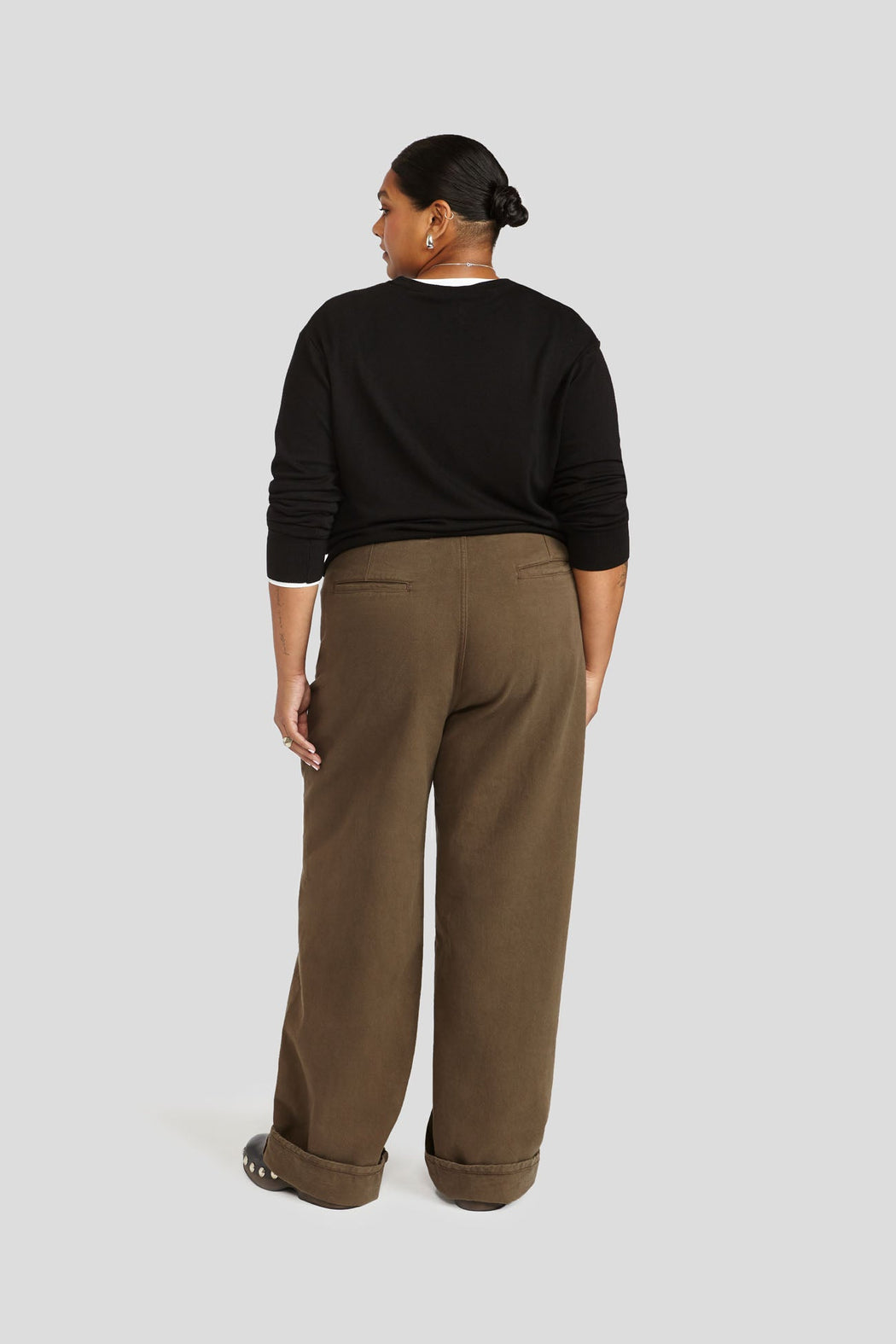 Decade | Noel Trouser | Espresso | Plus Size | Hazel & Rose | Minneapolis