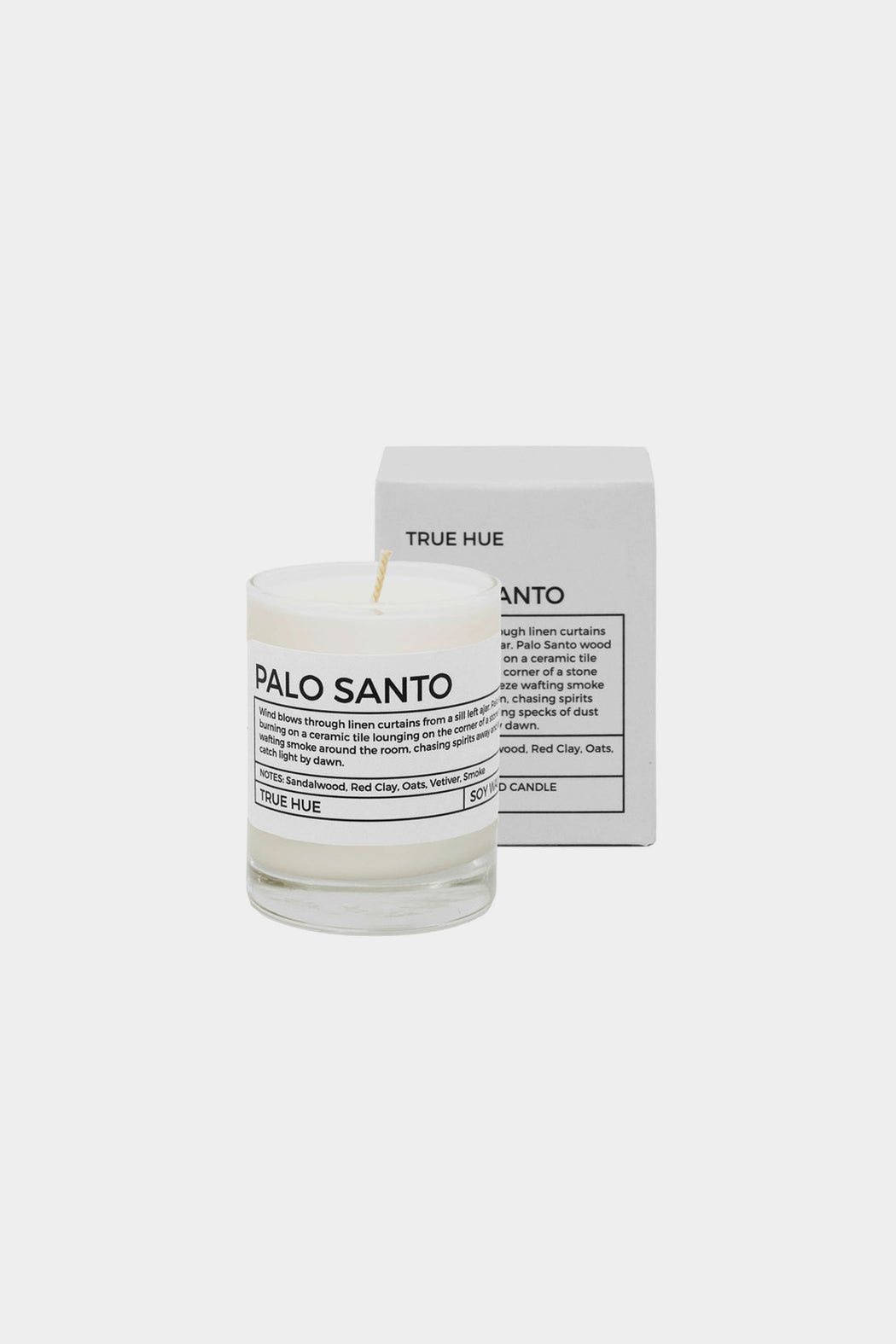 True Hue | Palo Santo Mini Candle | Hazel & Rose | Minneapolis