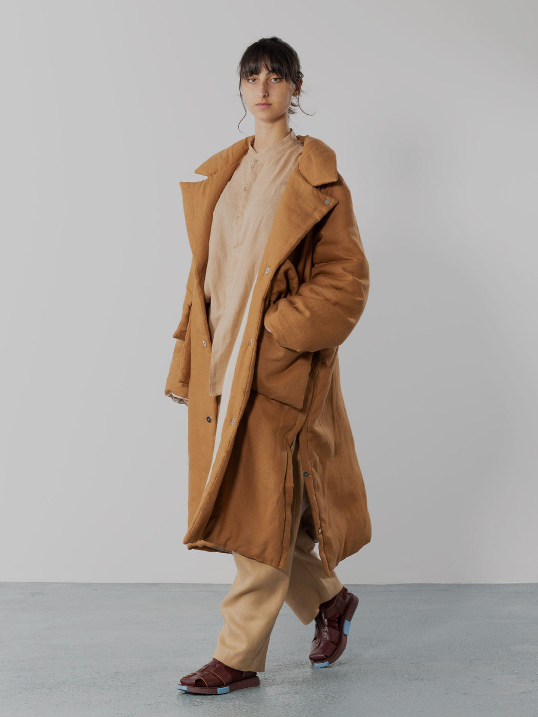 Limo | Wool Padded Coat | Camel | Hazel & Rose | Minneapolis