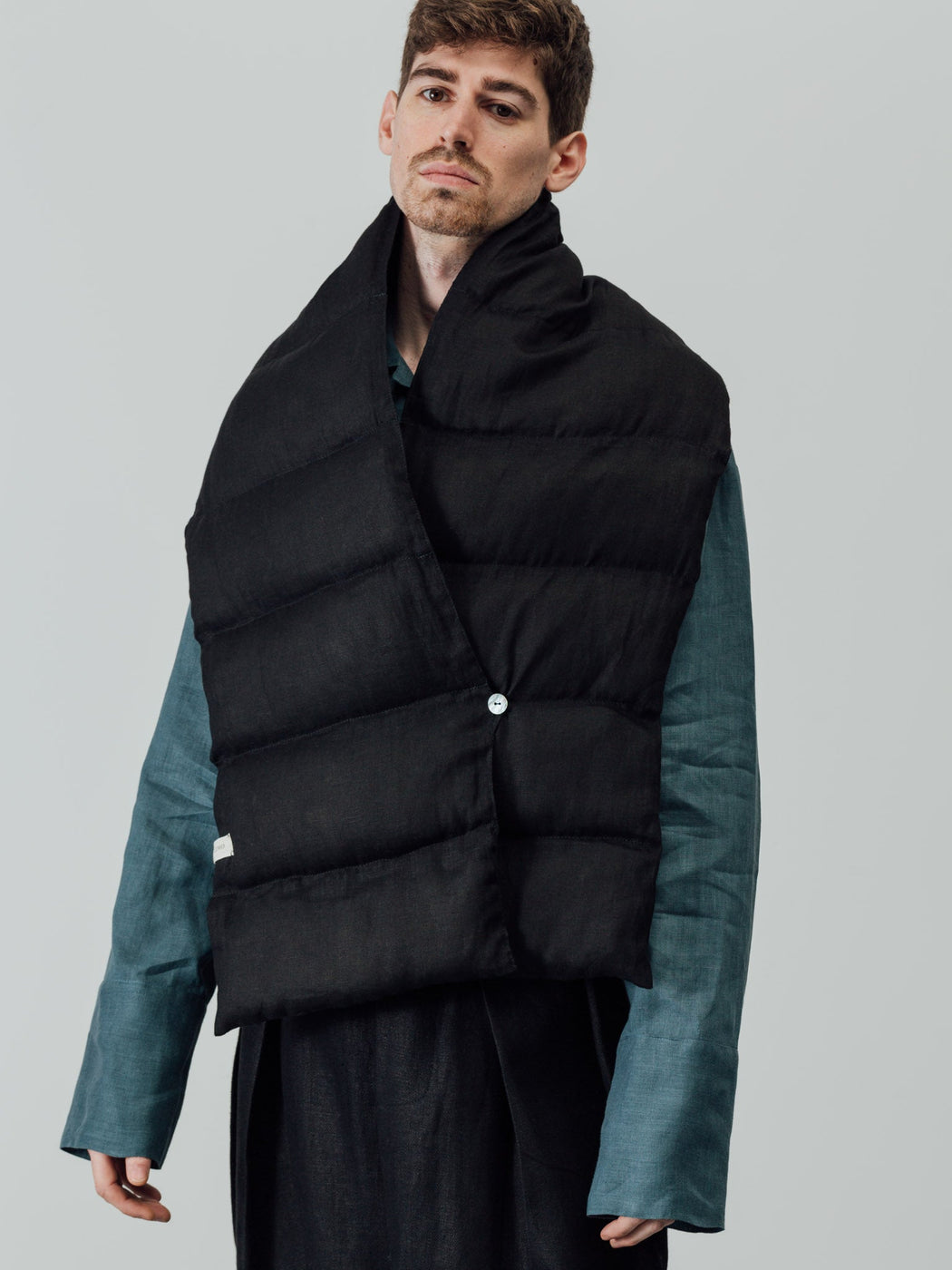 Limo | Wool-Padded Scarf | Black | Hazel & Rose | Minneapolis