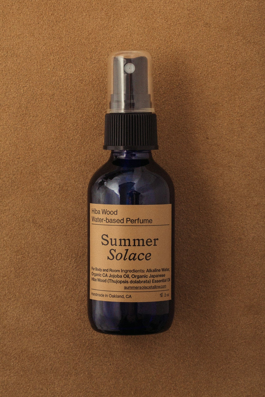 Summer Solace | Water-Based Perfume Mist | Hiba Wood (with Gold Ormus) | Hazel & Rose | Minneapolis
