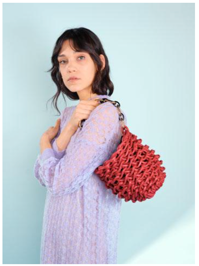 Cleo Mini Chain Bag | Red