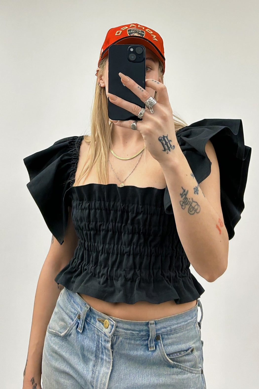 Maya Meyer | Spritz Shirt | Black | Plus Size | Hazel & Rose | Minneapolis