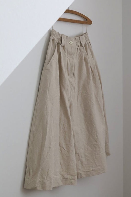 Canvas Maxi Skirt