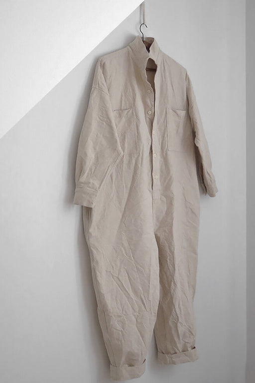 UNDYED CANVAS BOILERSUIT