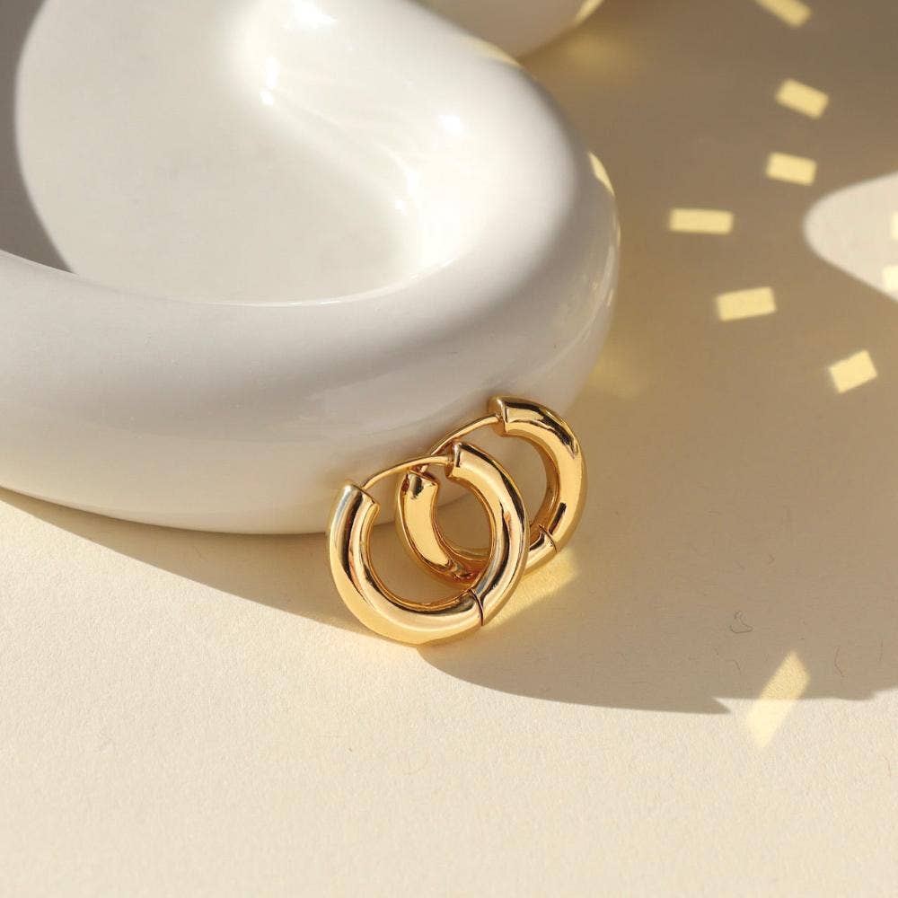 Everyday Hoops | Gold Fill or White Gold Fill