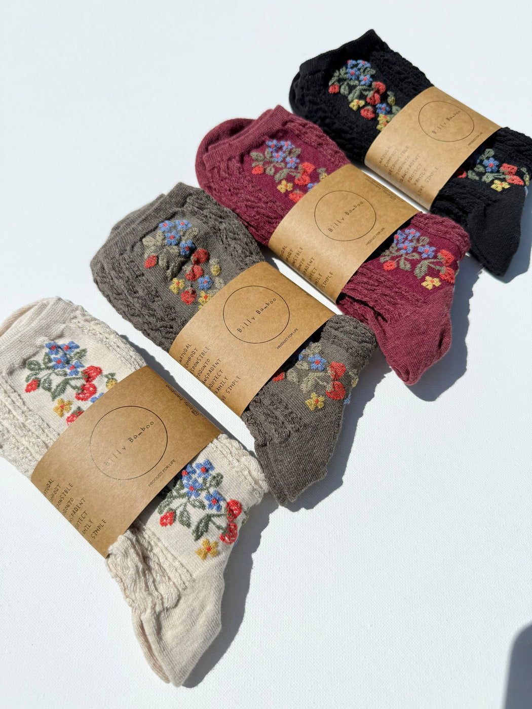 WILD STRAWBERRY SOCKS | Dark Chocolate