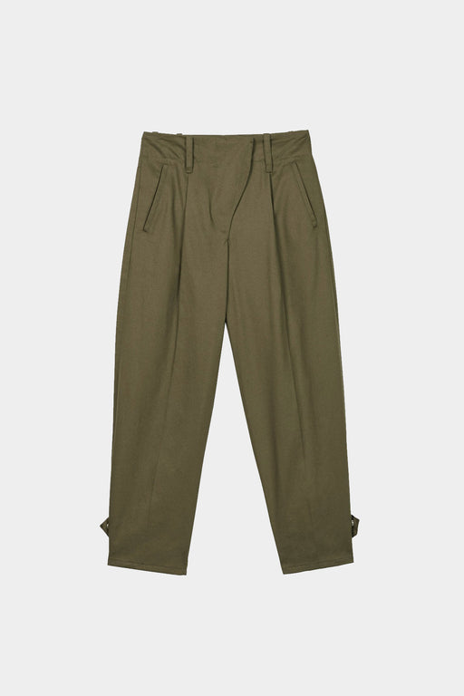 Dāl | CANVAS COTTON UTILITY TAPERED PANTS | OLIVE | Hazel & Rose | Minneapolis
