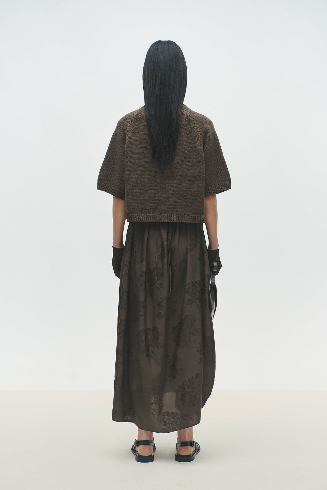 Cordera | COTTON STITCHED TOP | BROWN | Hazel & Rose | Minneapolis