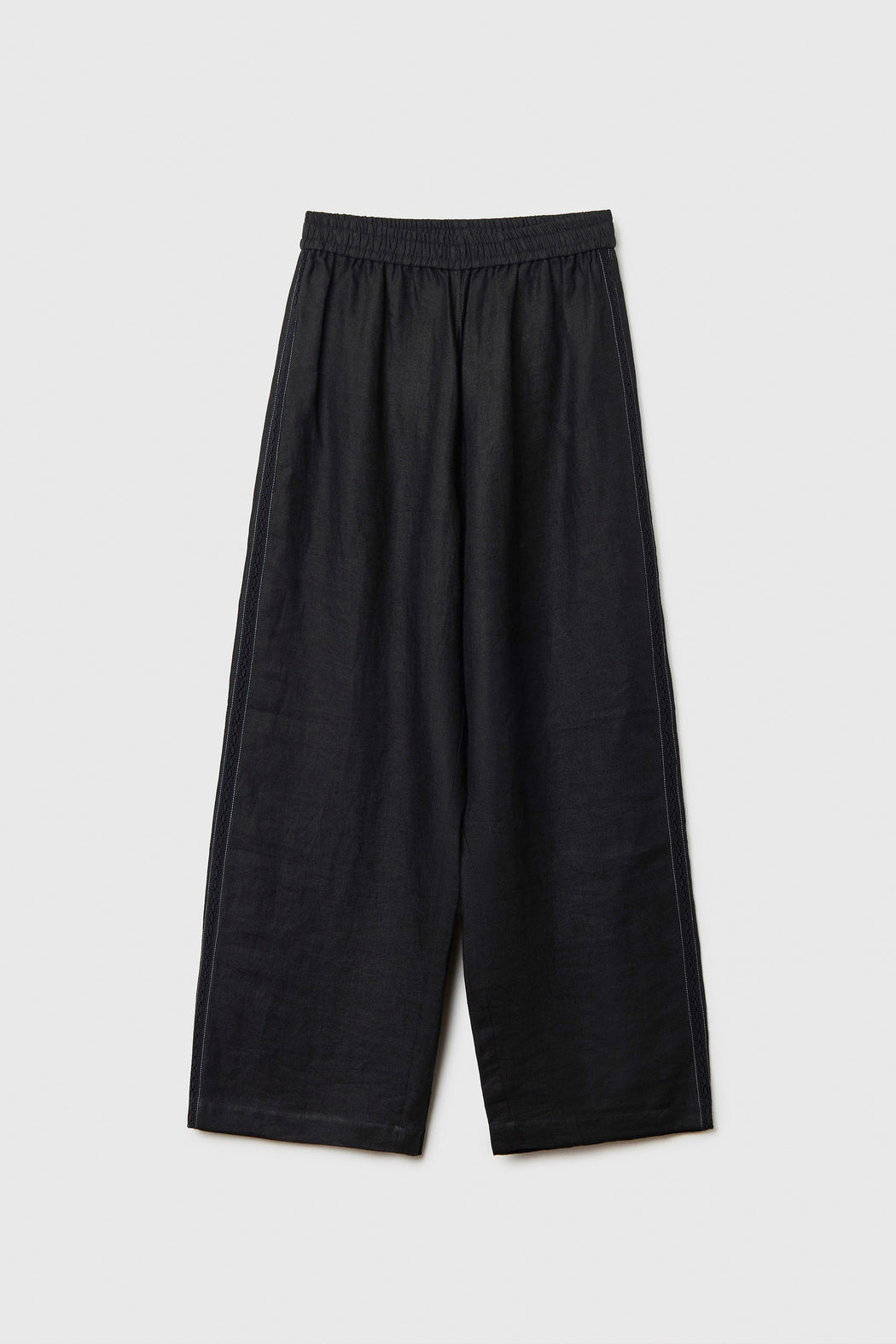 Cordera | LINEN PANTS WITH LACE | BLACK | Hazel & Rose | Minneapolis