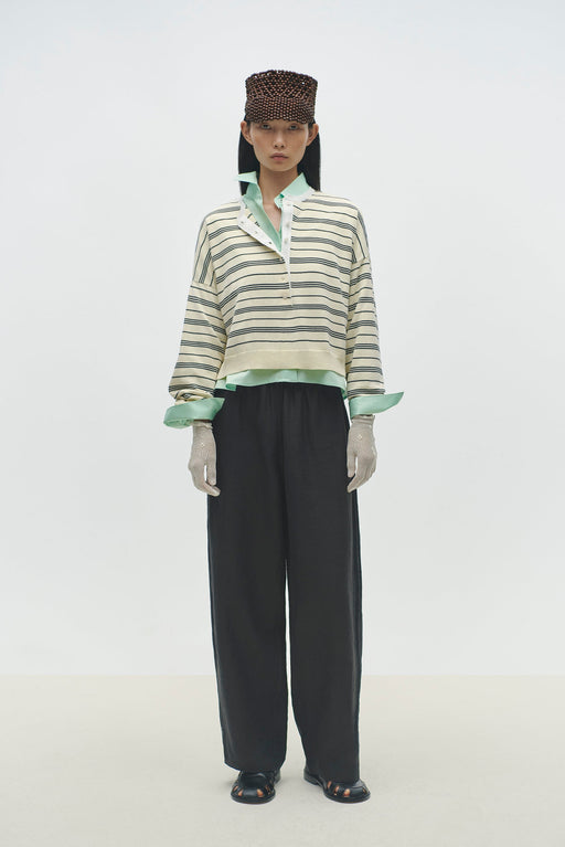 Cordera | ORGANIC COTTON POLO SWEATER | Hazel & Rose | Minneapolis