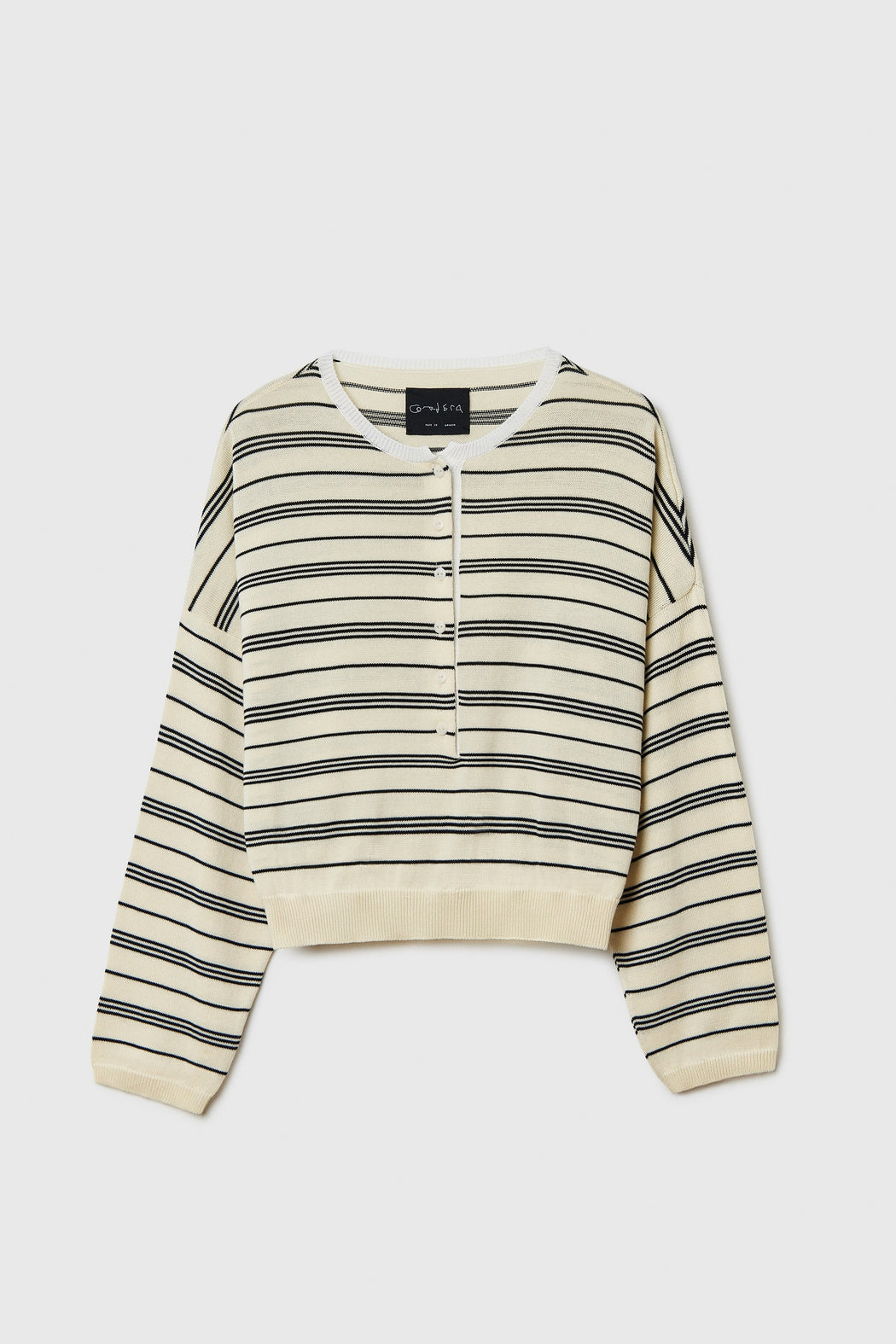 Cordera | ORGANIC COTTON POLO SWEATER | Hazel & Rose | Minneapolis