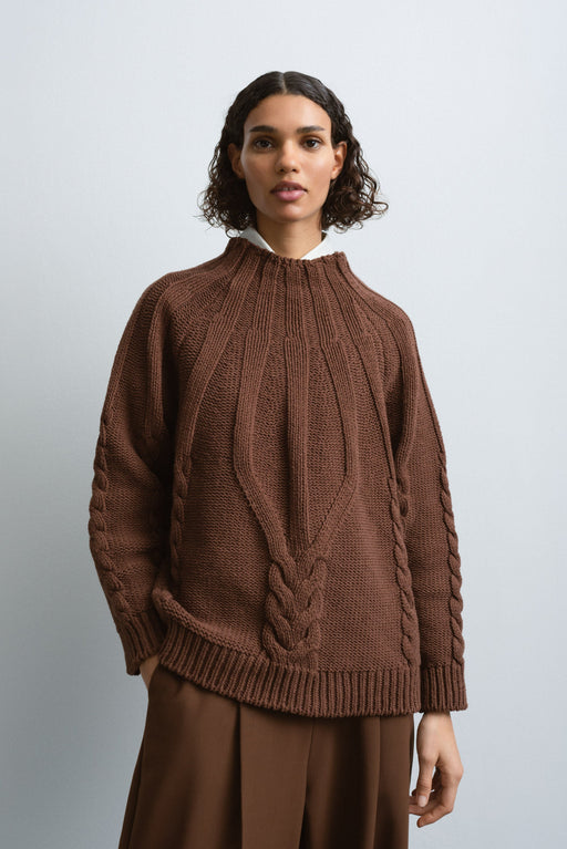 Cordera | COTTON CABLE SWEATER | MADERA | Hazel & Rose | Minneapolis