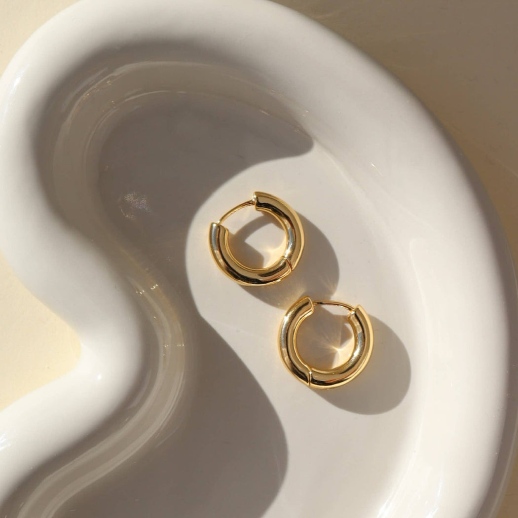 Everyday Hoops | Gold Fill or White Gold Fill