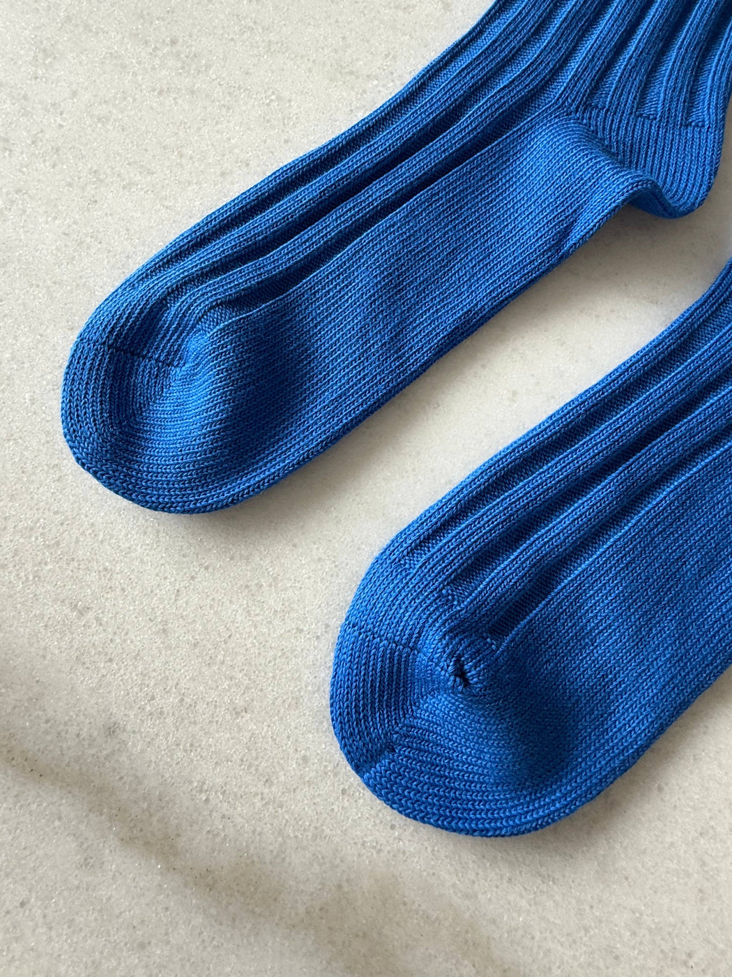 EVERYDAY COTTON RIBBED SOCKS | BRIGHT BLUE