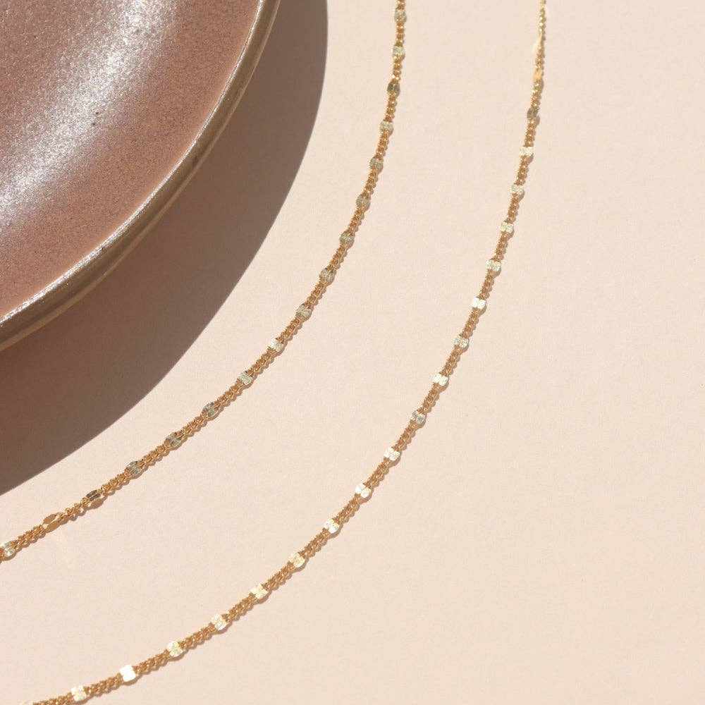Sunburst Chain | 14k Gold Fill