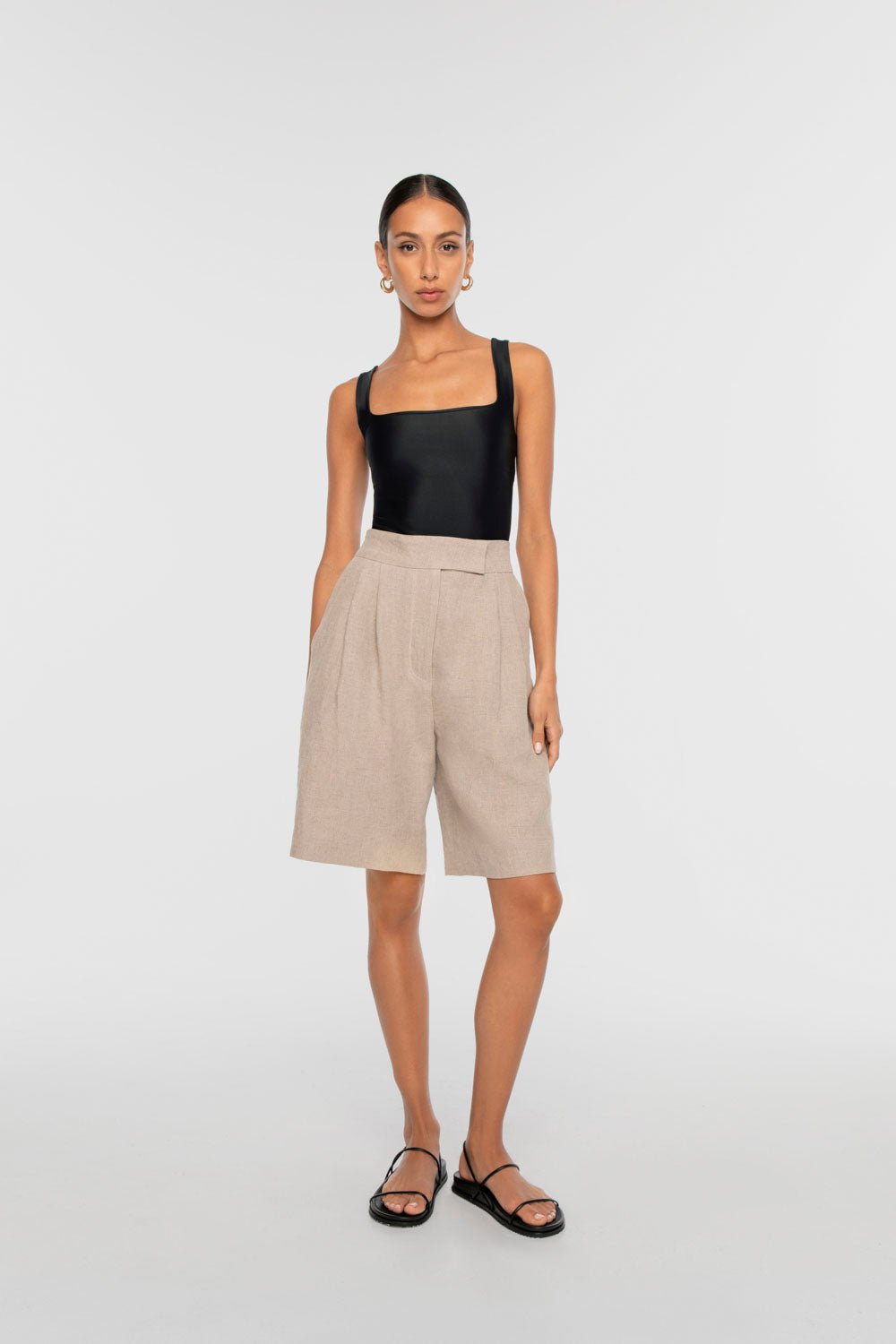 Dāl | ESSENTIAL BODYSUIT | BLACK | Hazel & Rose | Minneapolis