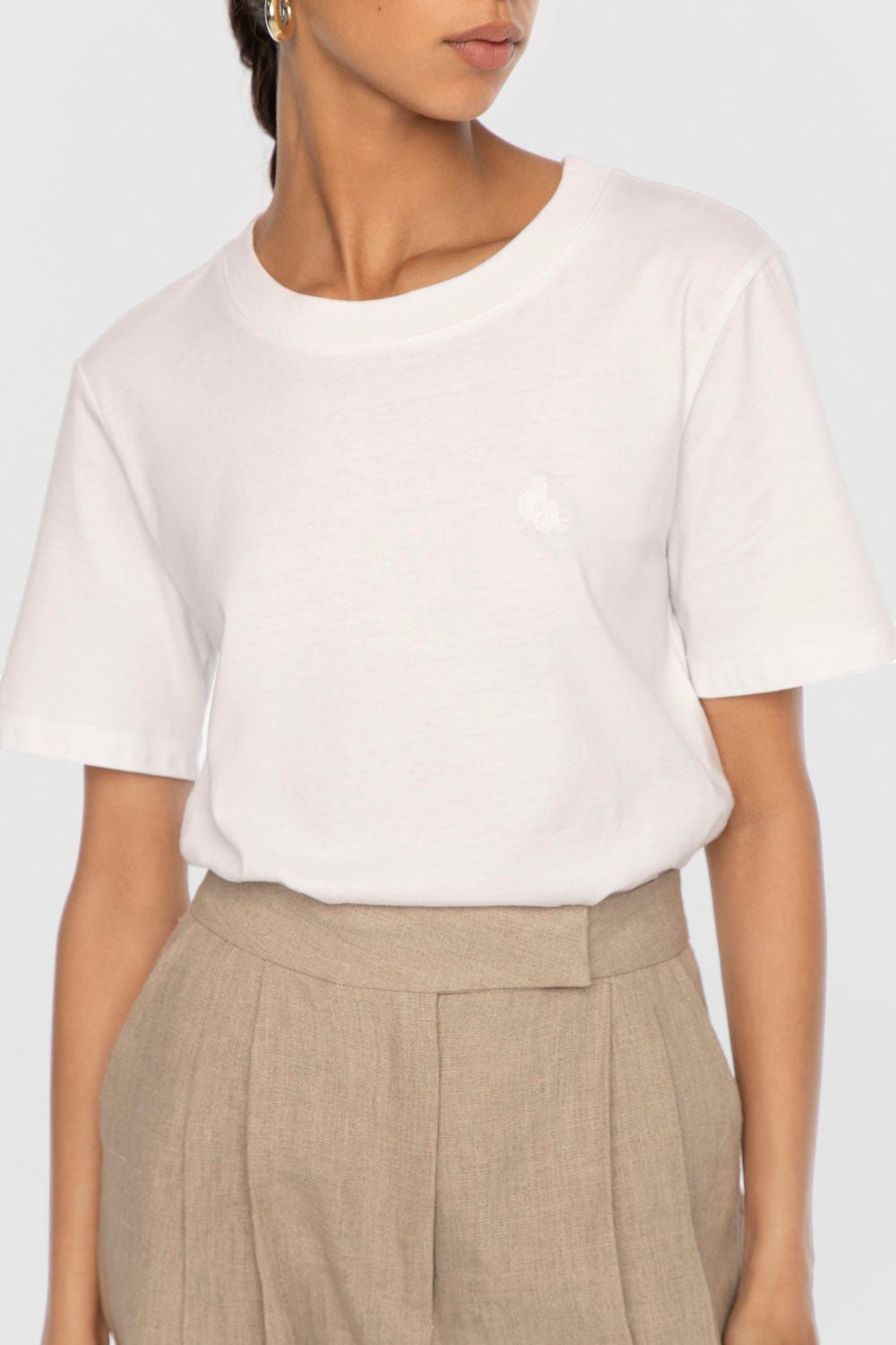 ESSENTIAL ORGANIC COTTON T-SHIRT | IVORY