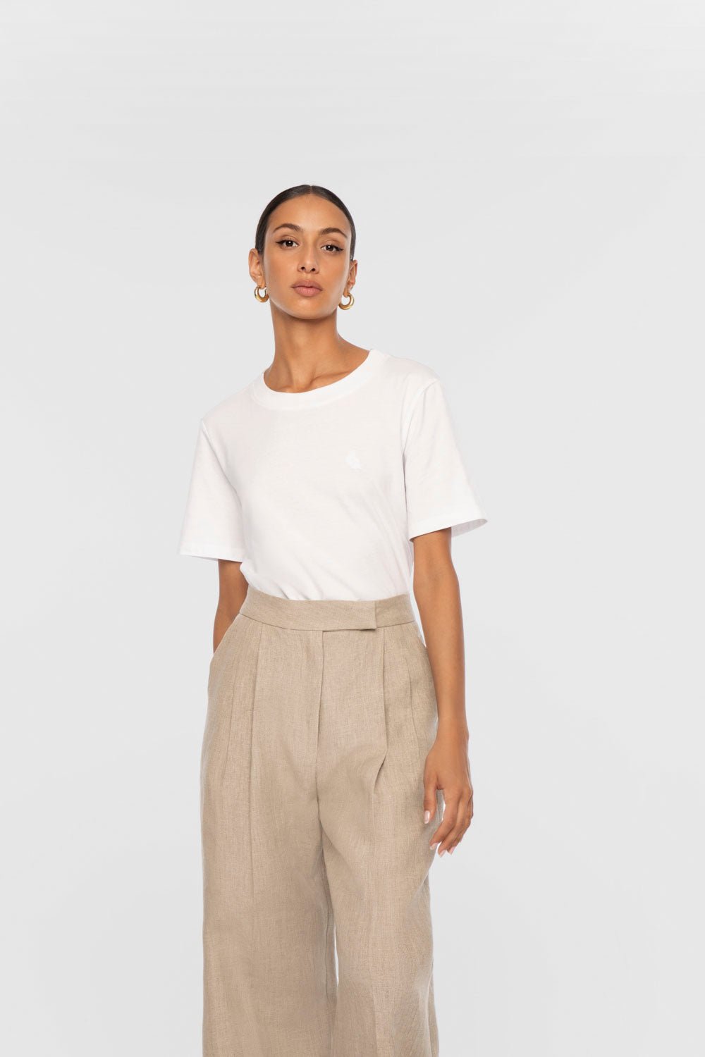 ESSENTIAL ORGANIC COTTON T-SHIRT | IVORY