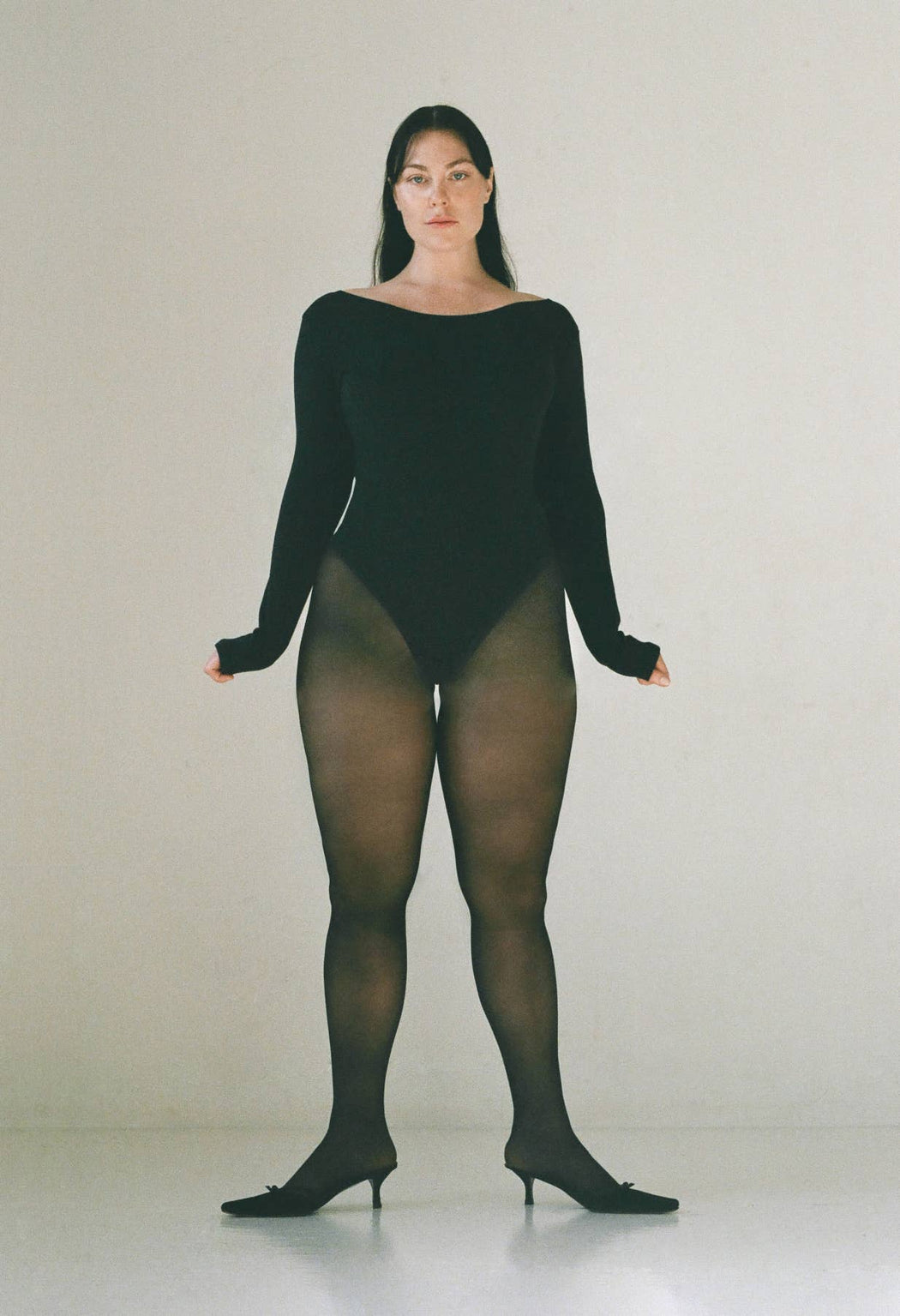 REVERSIBLE SCOOP NECK BODYSUIT | MIDNIGHT