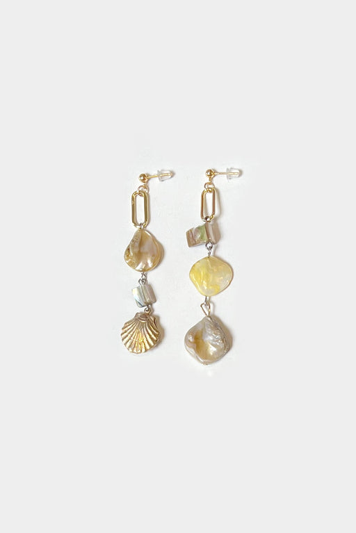 Long Charm Drop Earring