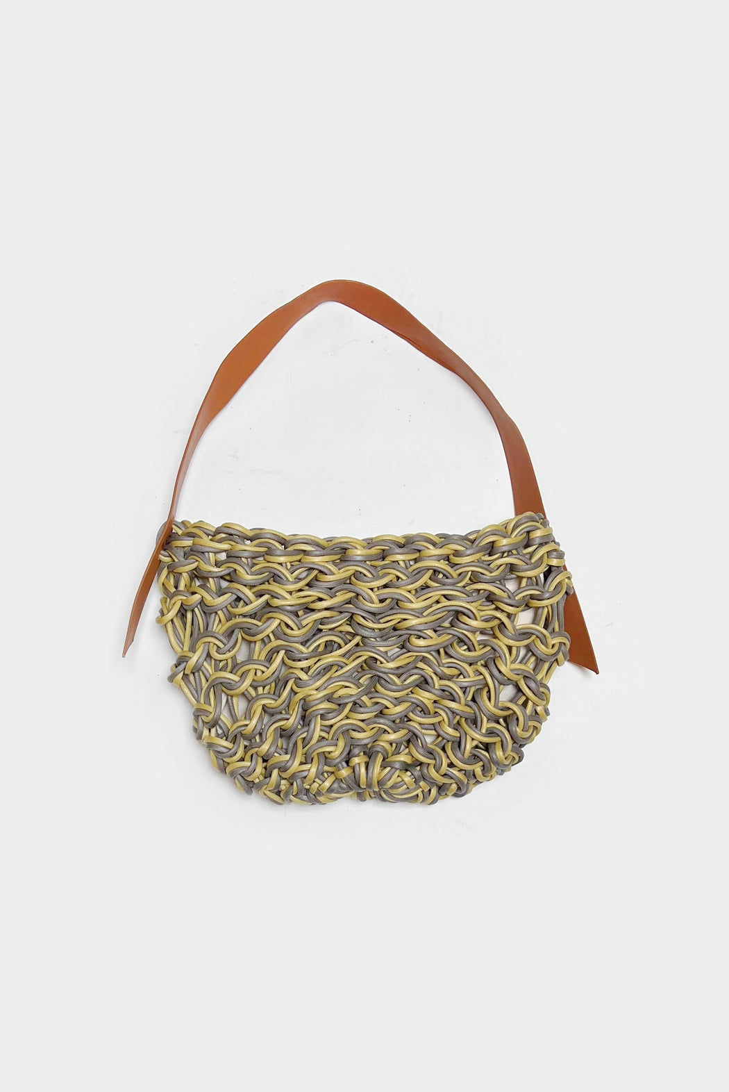 Mina Bag | Lime & Taupe Mix