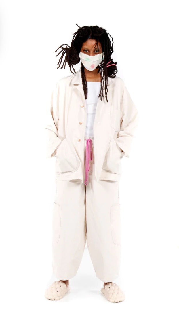 Meals Clothing | Forager Coat | Flour | Plus Size | Hazel & Rose | Minneapolis