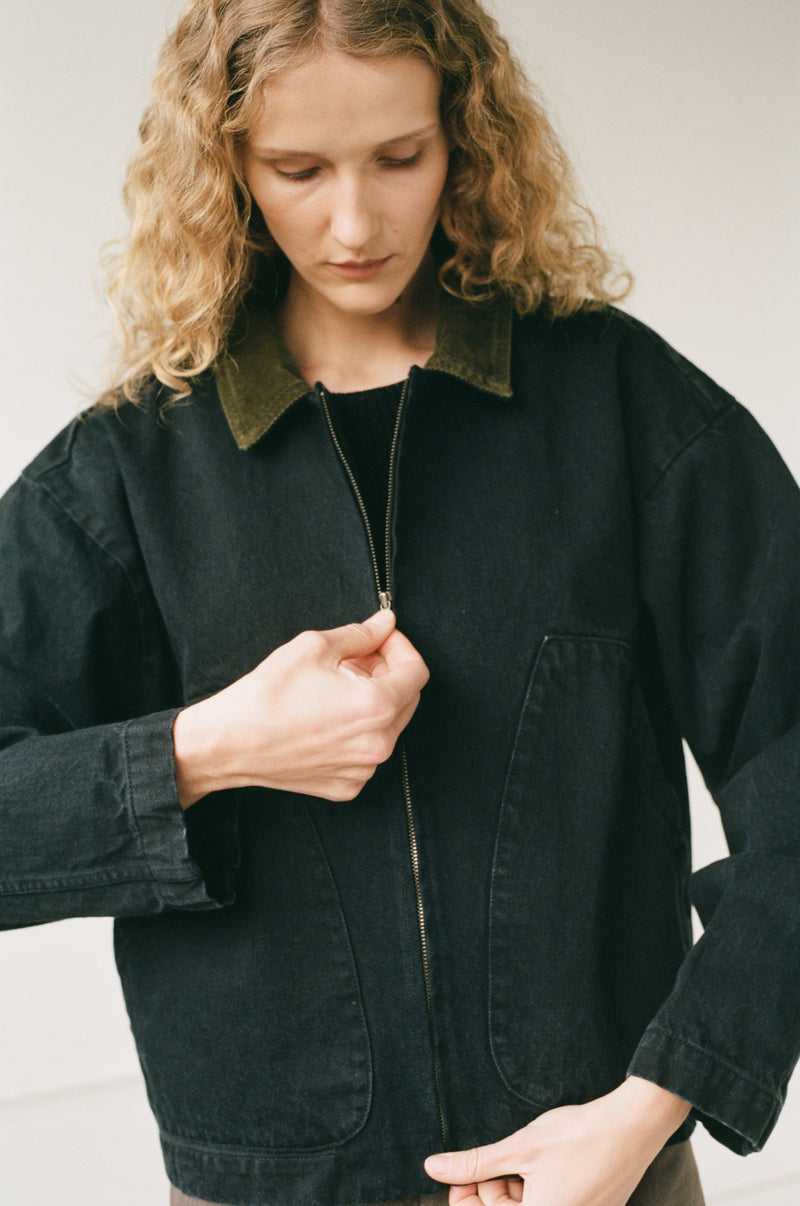 STUDIO COAT | WASHED BLACK