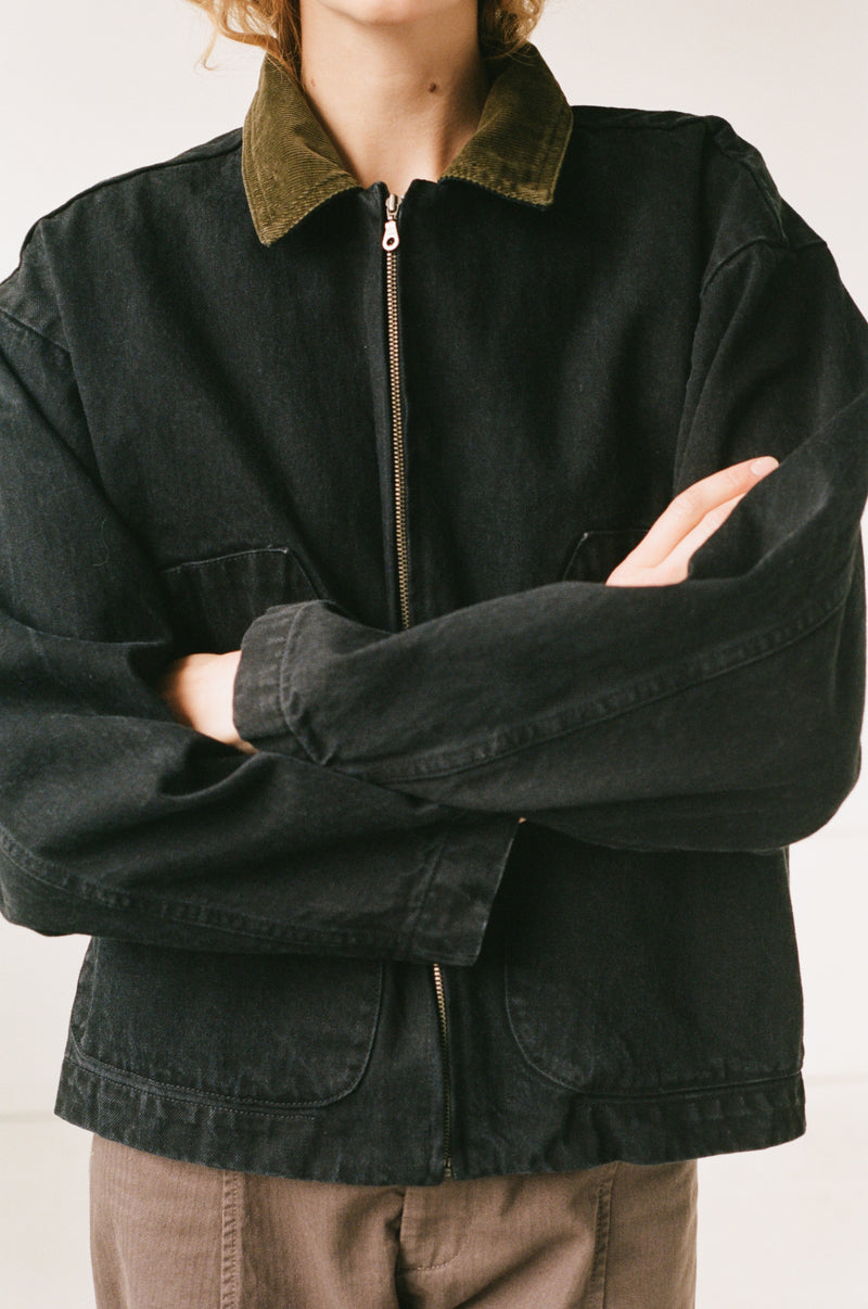 SHAINA MOTE | STUDIO COAT | WASHED BLACK | HAZEL & ROSE | MINNEAPOLIS