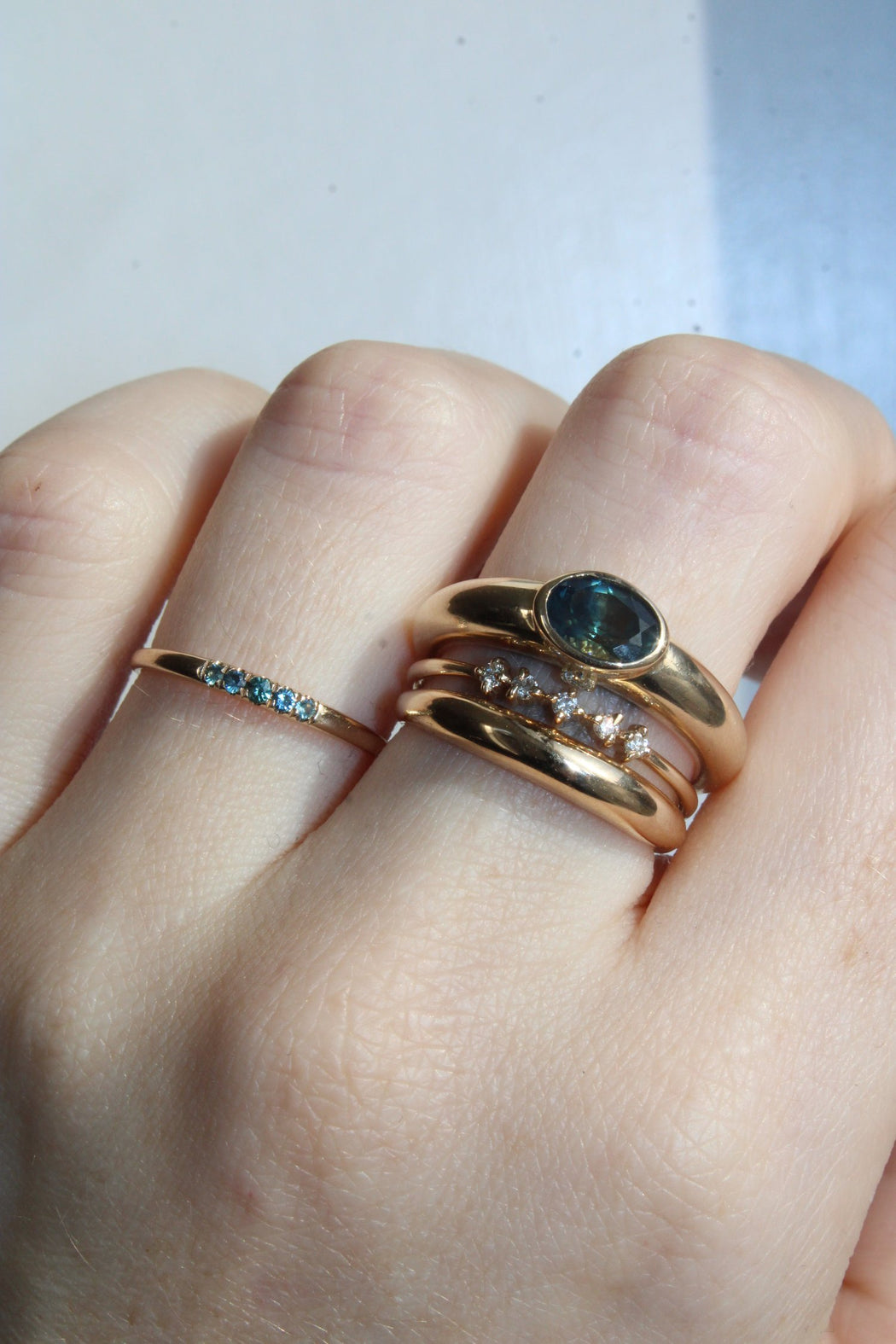 BRUCE NYC | Sapphire Janie Ring | Hazel & Rose | Minneapolis