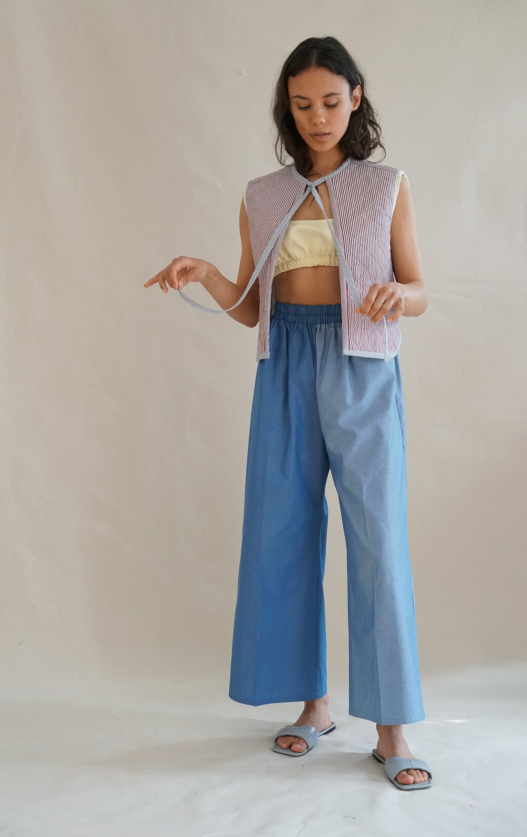Proche | The Sunday Pant | Two-Tone Blue | Minneapolis | Hazel & Rose
