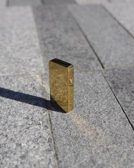 Golden Dual Arc Lighter
