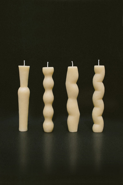 Common Body | COLUMN CANDLE SET | NATURAL | Hazel & Rose | Minneapolis