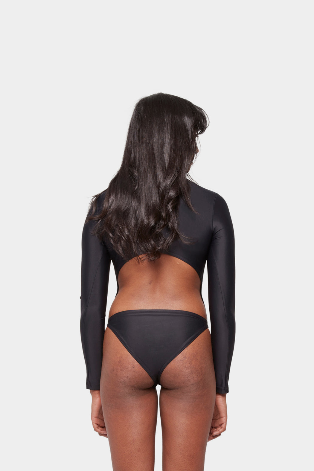 HA 004 - LOW CUT BODYSUIT - NOIR