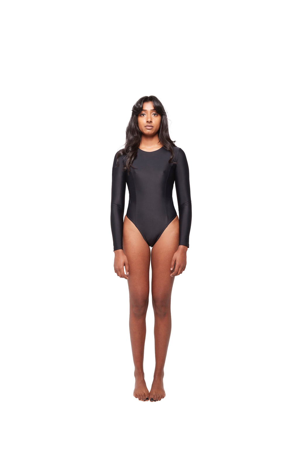 HA 004 - LOW CUT BODYSUIT - NOIR