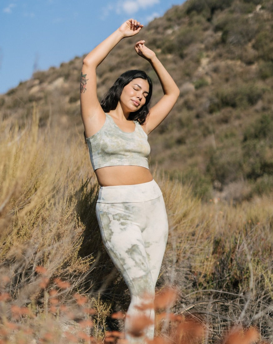 Organic Rhea Leggings | Lichen