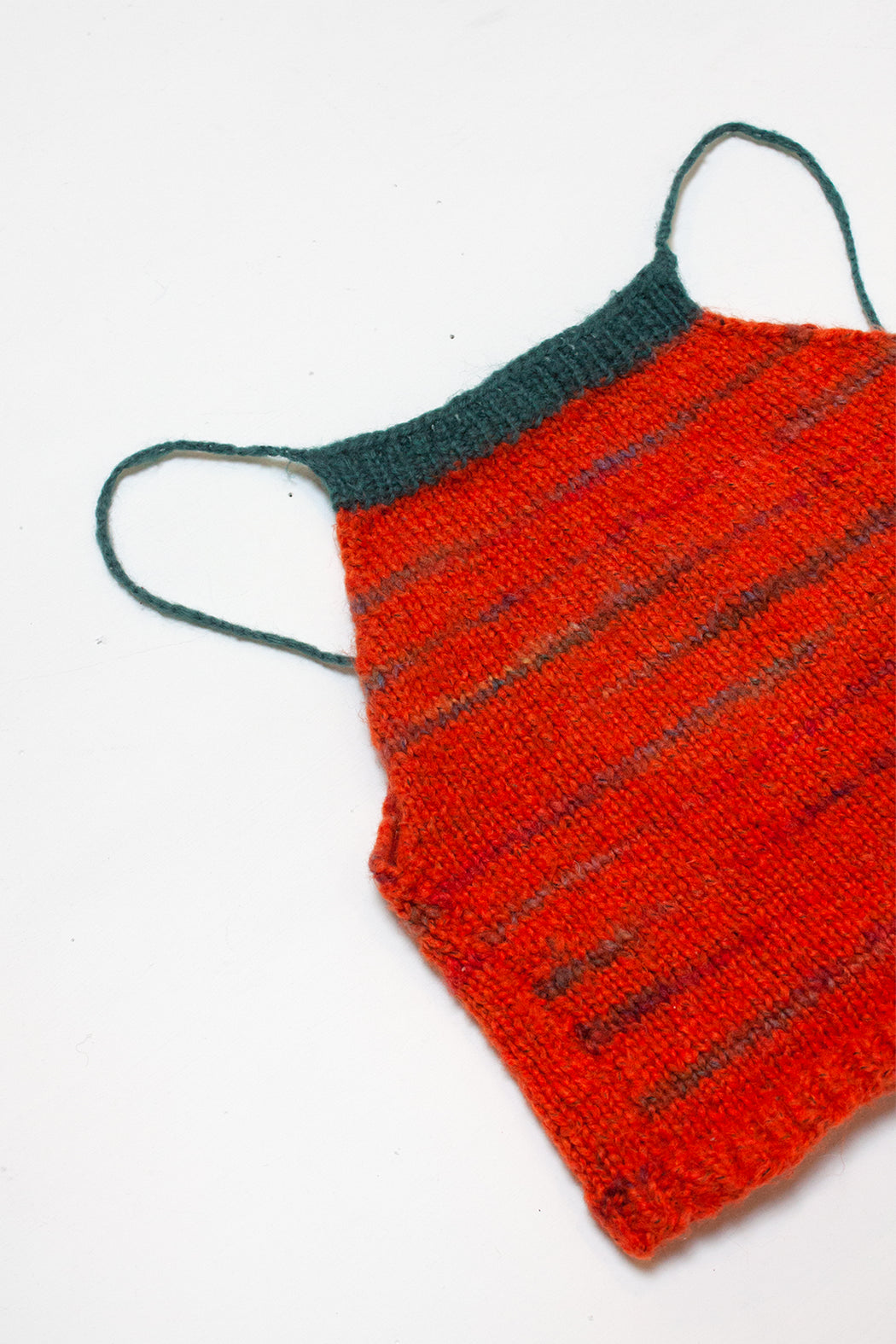 Knit Crop Tank | Orange Multi