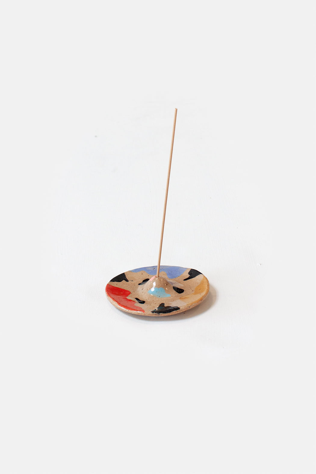 Ceramic Incense Holder | Leopard Multi