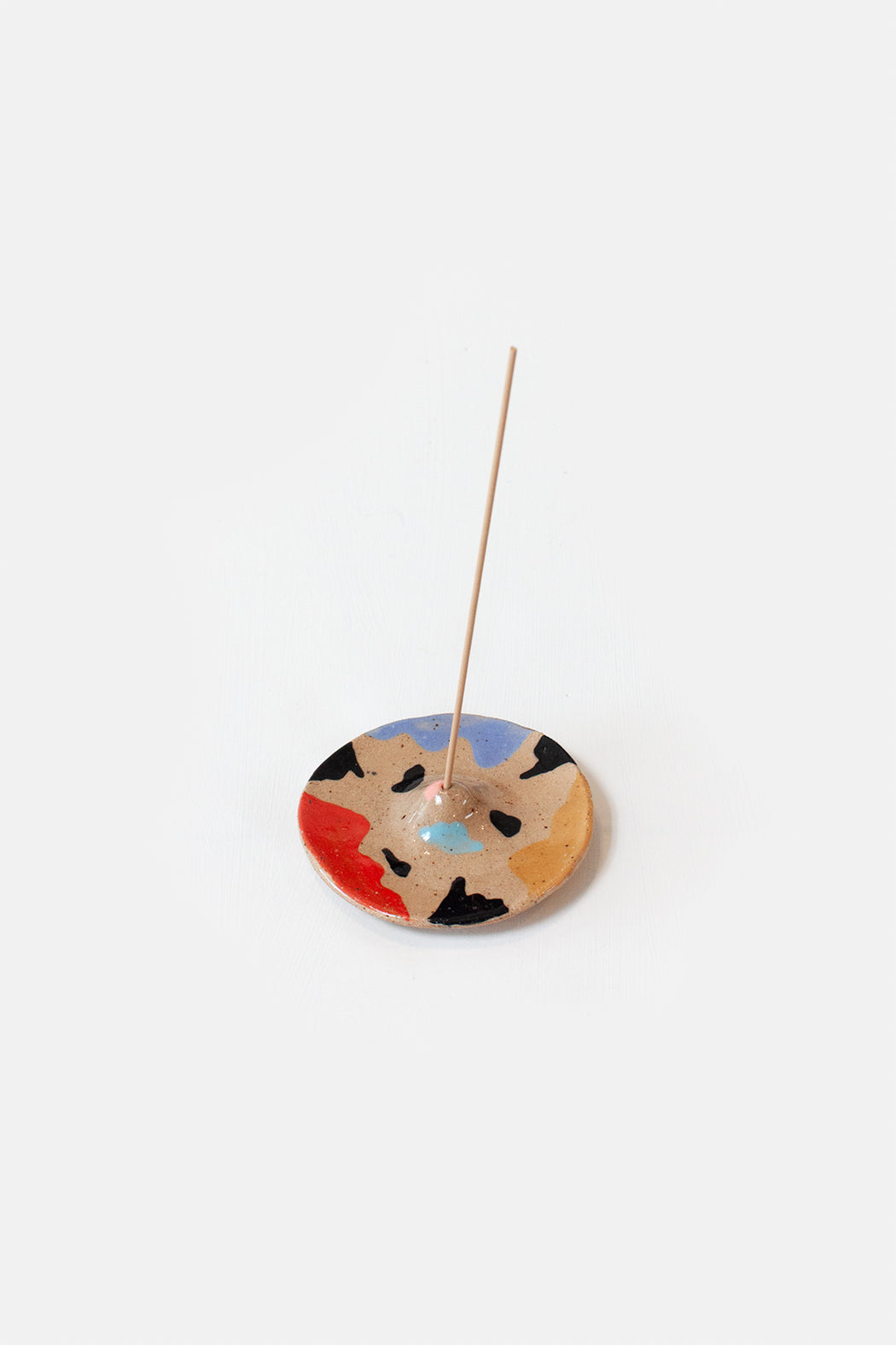 Ceramic Incense Holder | Leopard Multi