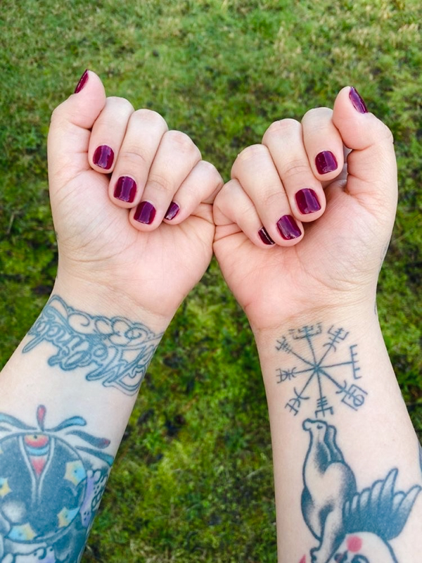 Palate Polish | Radicchio Nail Polish | Hazel & Rose | Minneapolis