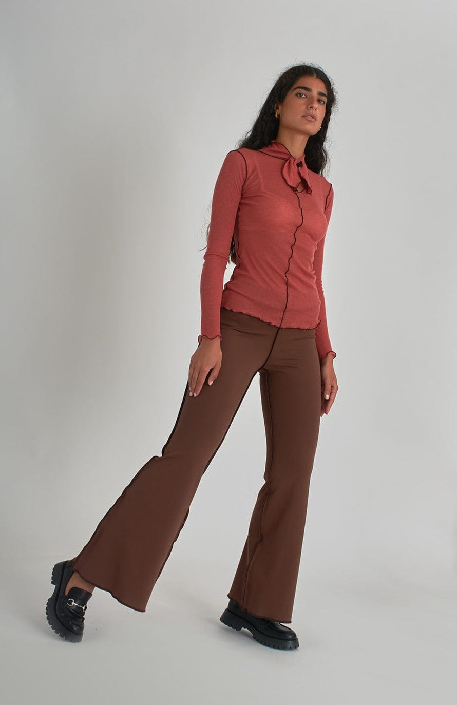 JOJO PANTS | BROWN