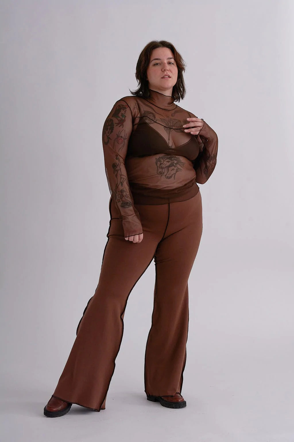 JOJO PANTS | BROWN