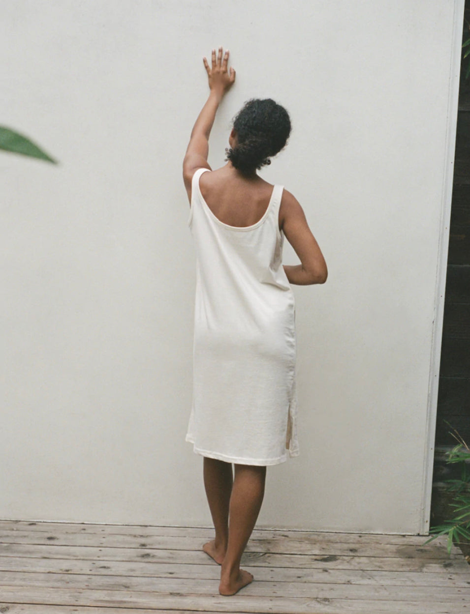 Boatneck Dress | Natural