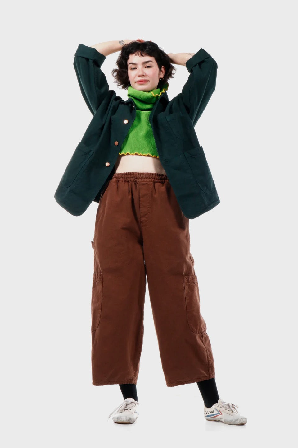 Meals Clothing | Chef Pants | Chocolate | Plus Size | Hazel & Rose | Minneapolis