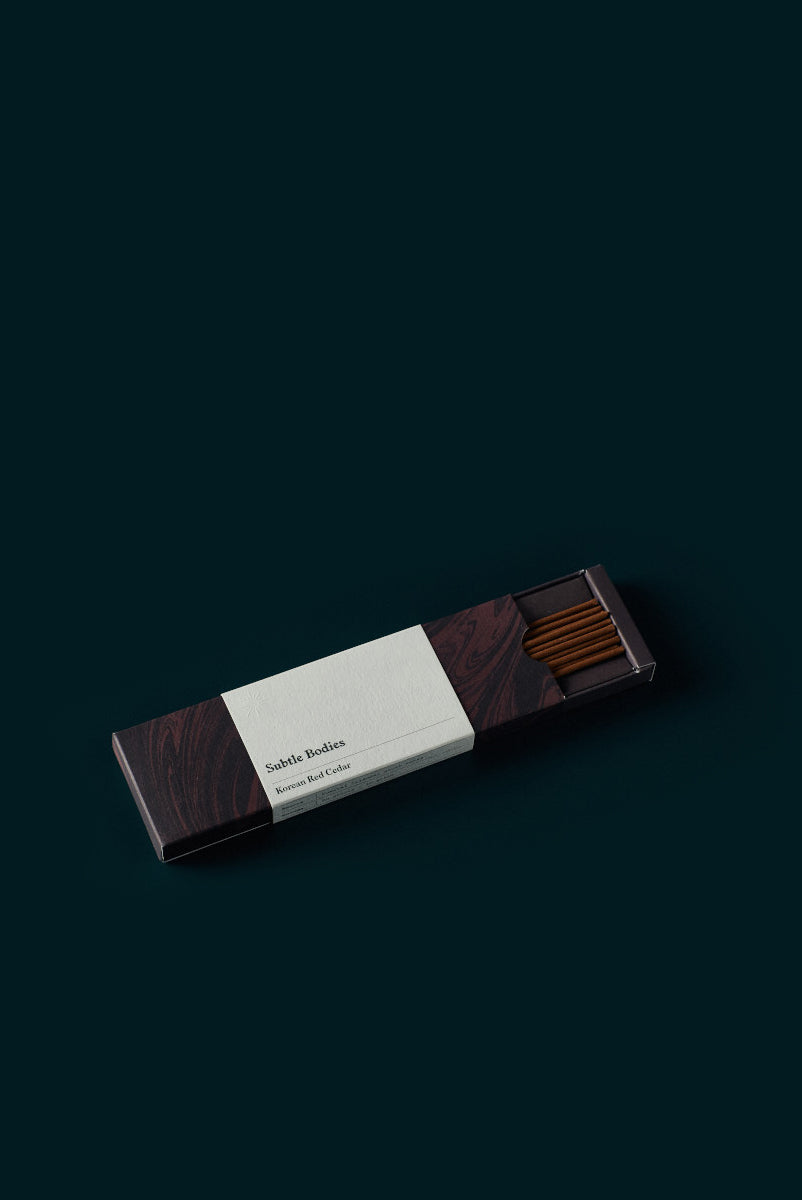 Subtle Bodies | Korean Red Cedar Incense | Hazel & Rose | Minneapolis