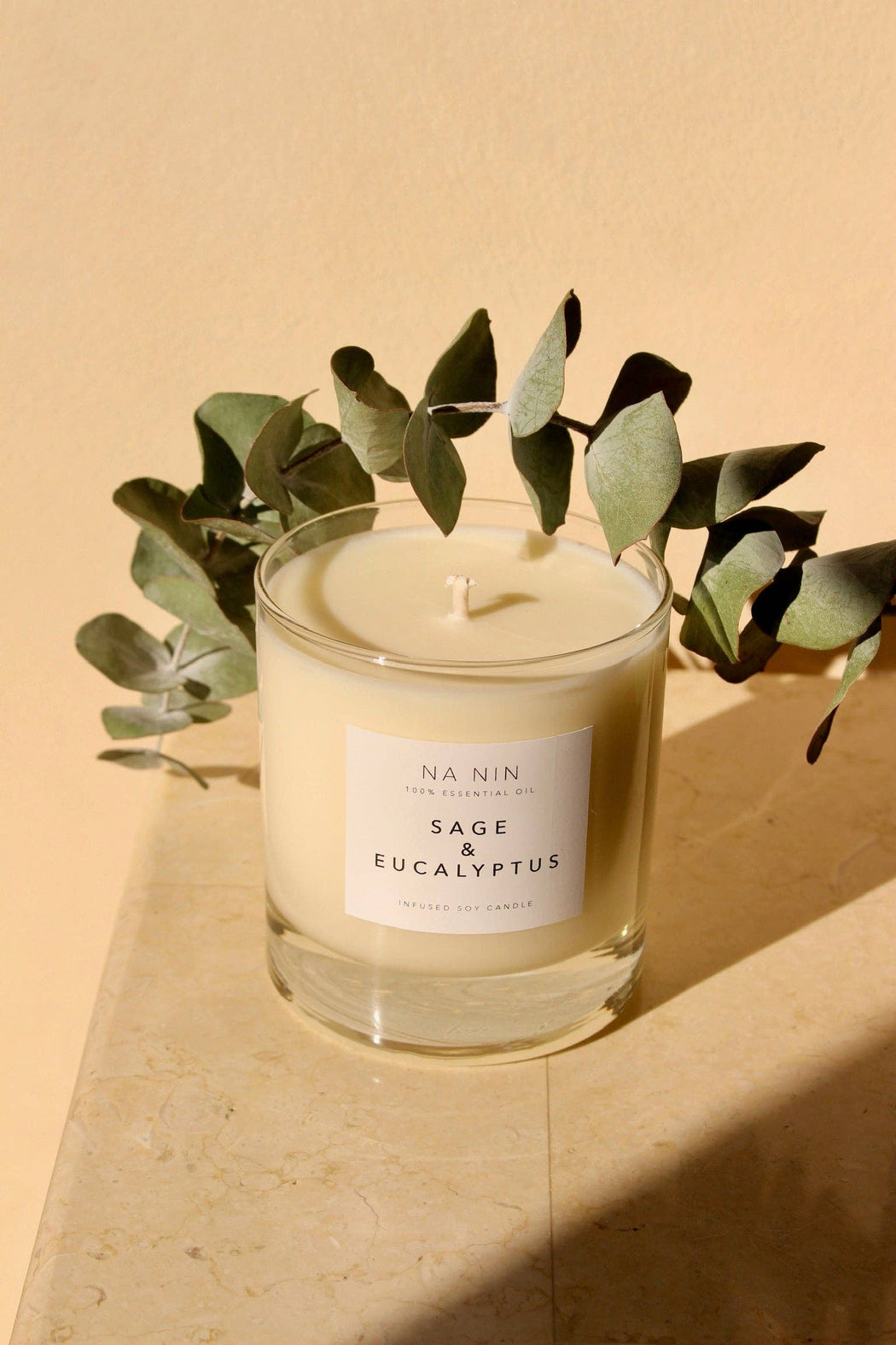 Sage & Eucalyptus Essential Oil 5oz Soy Candle