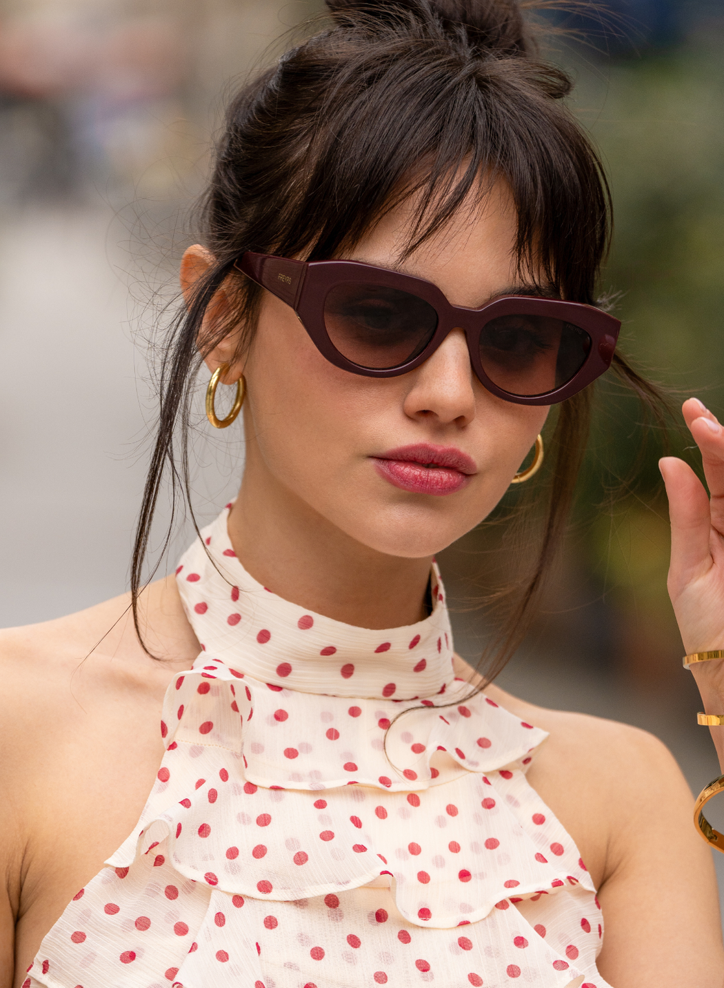 Frankie Acetate Cat Eye Sunglasses  : Chocolate