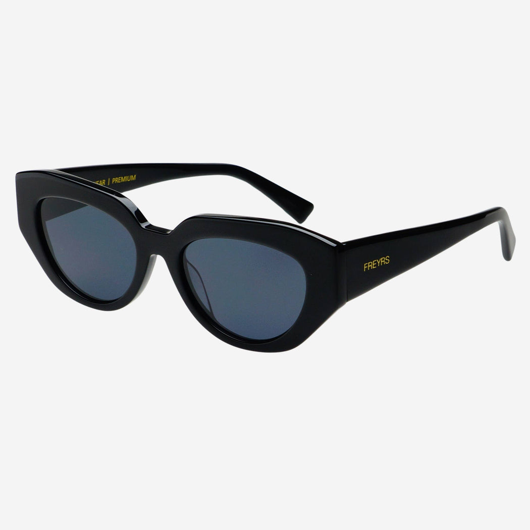 Frankie Acetate Cat Eye Sunglasses  : Black