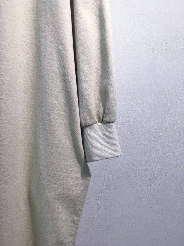 Oversized Long Sleeve Cotton Maxi Dress | Oat