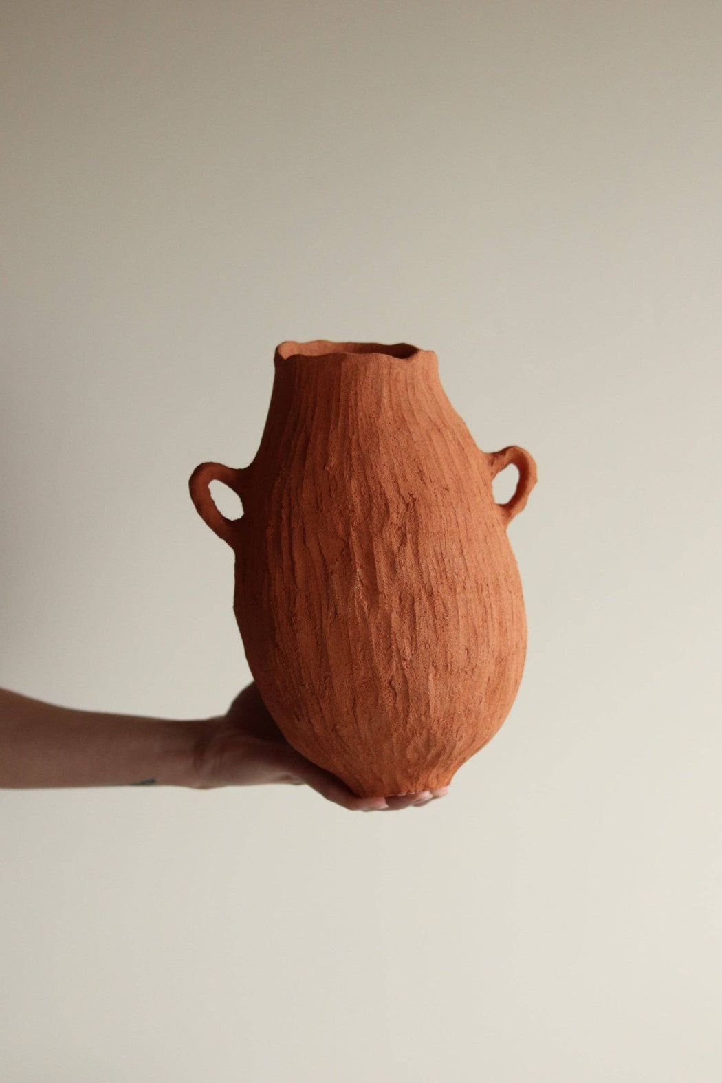10.5" Gathered Earth Vessel